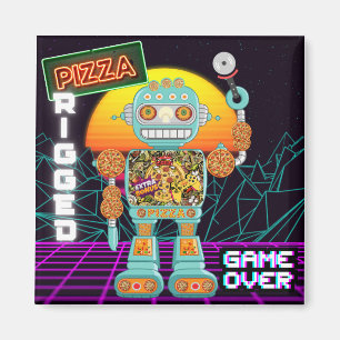 Pizza gezackt magnet