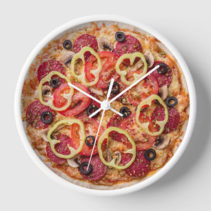 Pizza grande horloge