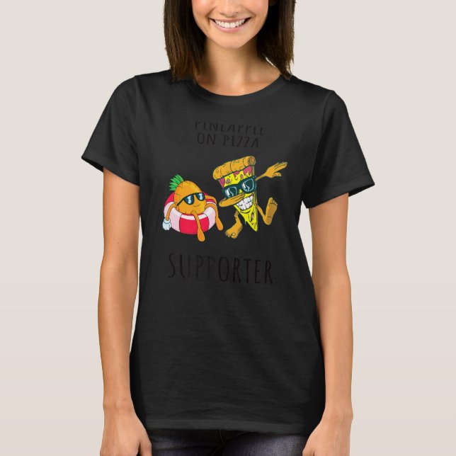 Pizza Hawaii Pineapple Pizza Food  7 T-Shirt (Vorderseite)