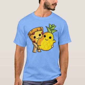 Pizza Hawaii tanzt Pose Ananas und Pi T-Shirt