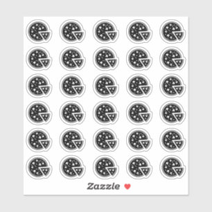 Pizza-Hochzeitsplatzkarte Speisenmenü Wahl Aufkleber