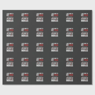 Pizza-Horrorfilme Halloween-Design_1 Geschenkpapier