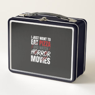 Pizza-Horrorfilme-Halloween-Design_1 Metall Brotdose