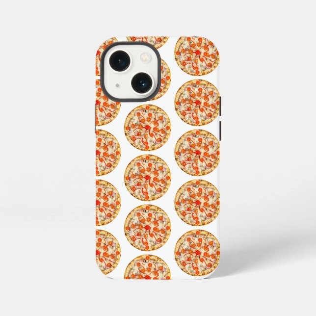 Pizza iPhone 13 Mini Hülle (Rückseite)