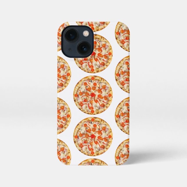 Pizza iPhone 13 Mini Hülle (Rückseite)