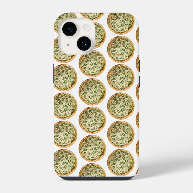Pizza iPhone 14 Hülle (Rückseite)