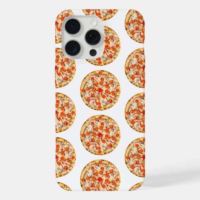 Pizza iPhone 15 Pro Max Hülle (Rückseite)