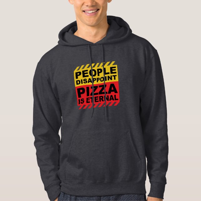PIZZA IST FEIERLICH HOODIE (Vorderseite)