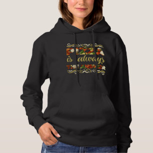 Pizza ist immer die Antwort Hoodie
