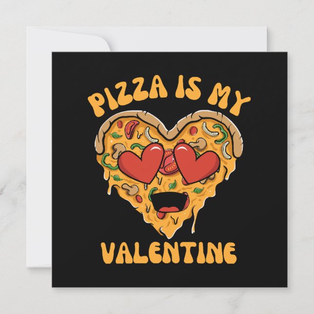 Pizza ist mein Valentine (Vorderseite)