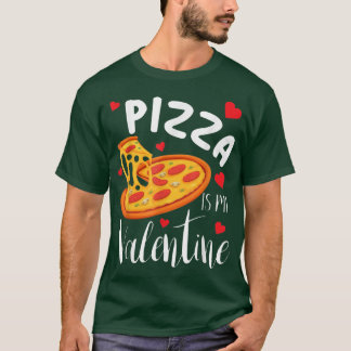 Pizza ist mein Valentiner Funny Valentinstag Gesch T-Shirt