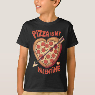 Pizza ist mein Valentinstag Lustig T-Shirt