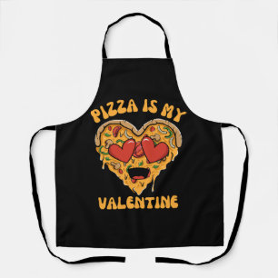 Pizza ist mein Valentinstag Schürze