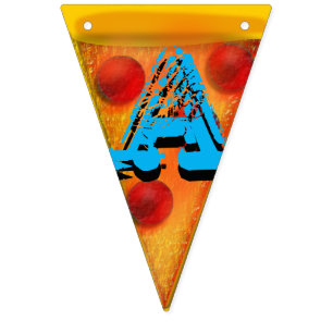 Pizza ist meine Bae Pizza-Party-Flaggen-Anhänger Wimpelkette