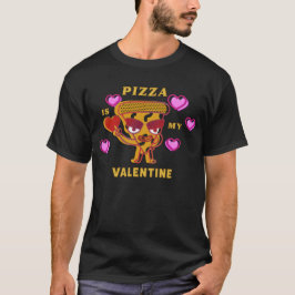Pizza ist meine Liebe im Herzen des Valentins T-Shirt