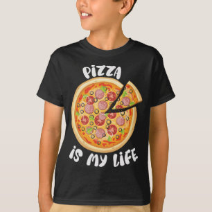 Pizza ist My Life Pizza Lover Funny Feinschmecker T-Shirt
