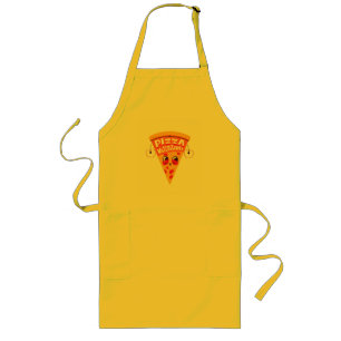 Pizza ist My Valentine - Niedliche Funny Food Lieb Lange Schürze