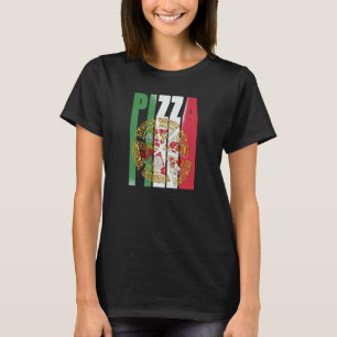 Pizza Italien Flagge Pizzeria Pizza Bäcker Pizza T-Shirt