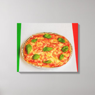 pizza italienne sur toile imprimée