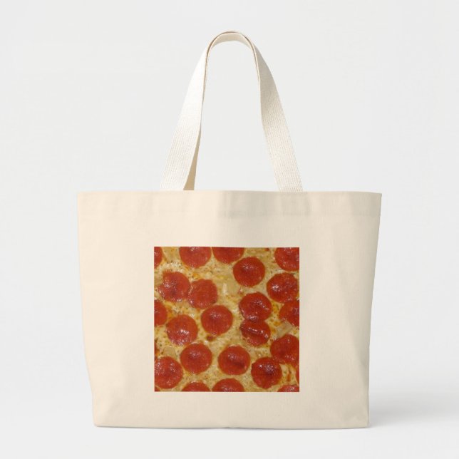 Pizza Jumbo Stoffbeutel (Vorne)
