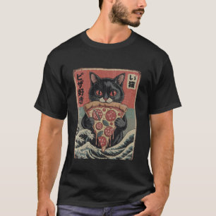Pizza Katze Japanisch 1 T-Shirt