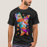 Pizza-Katze T-Shirt<br><div class="desc">Funny und verrücktes Design für ein cooles Geschenk !</div>