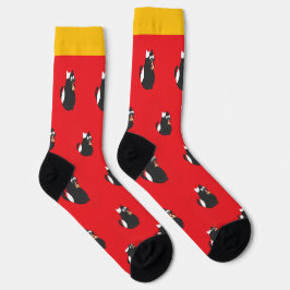 Pizza-Katzen-Socken Socken