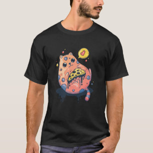 Pizza Katzenliebhaber Lustige Süße Lebensmittel Ku T-Shirt