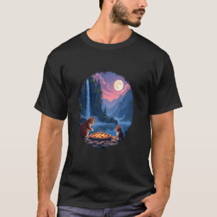Pizza Katzenliebhaber T-Shirt