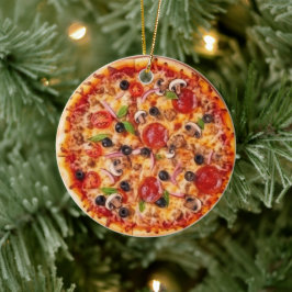 Pizza Keramik Ornament