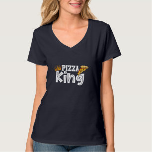 Pizza King und Pizza lustige Pizza für Männer T-Shirt