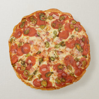 Pizza-Kissen - runder Pizza-Wurf Rundes Kissen