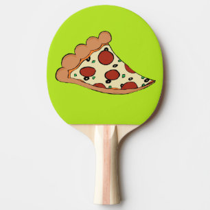 Pizza-Klingeln pong Paddel Tischtennis Schläger