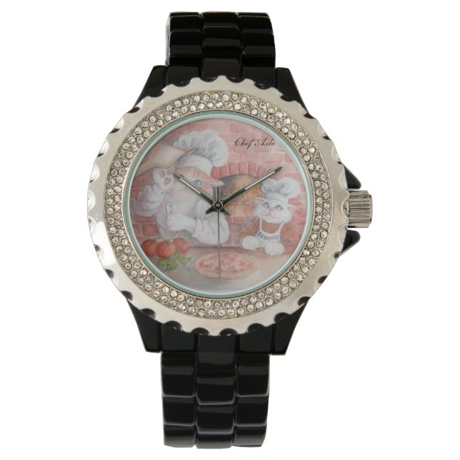 Pizza Koch Axle Watch Armbanduhr (Vorderseite)