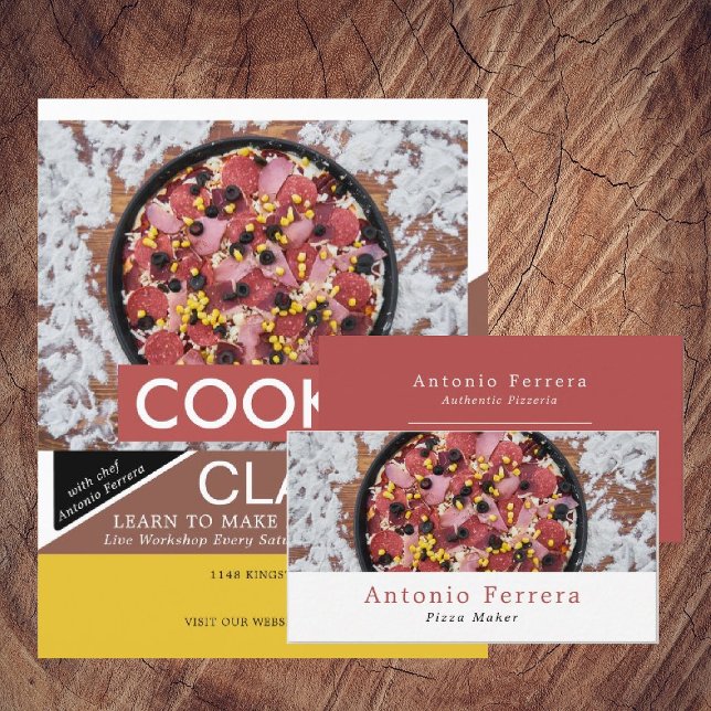 Pizza, Kochkurse, Werbung Flyer (Von Creator hochgeladen)