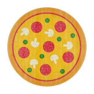 Pizza-Kuchen Schneidebrett