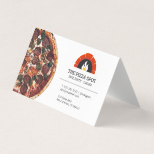 Pizza-Laden-Geschäft Geschäftskarte Visitenkarten