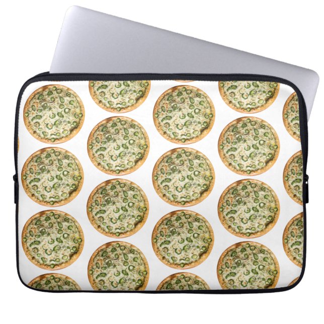 Pizza Laptopschutzhülle (Vorderseite)