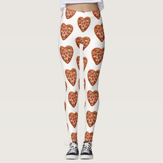 Pizza-Leggings Leggings (Vorderseite)