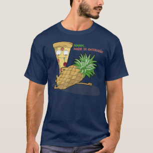 Pizza Lieben Ananas Spanischer T - Shirt