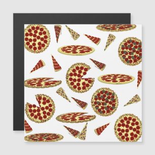 Pizza-Liebhaber-Muster Magnetkarte