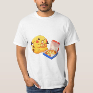 Pizza Liebhaber Pikachu T-Shirt