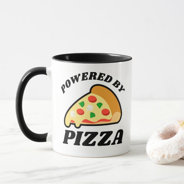 Pizza-Liebhaber Tasse (Mit Donut)