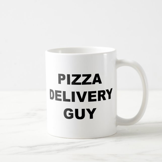 Pizza-Lieferungs-Typ Kaffeetasse (Rechts)