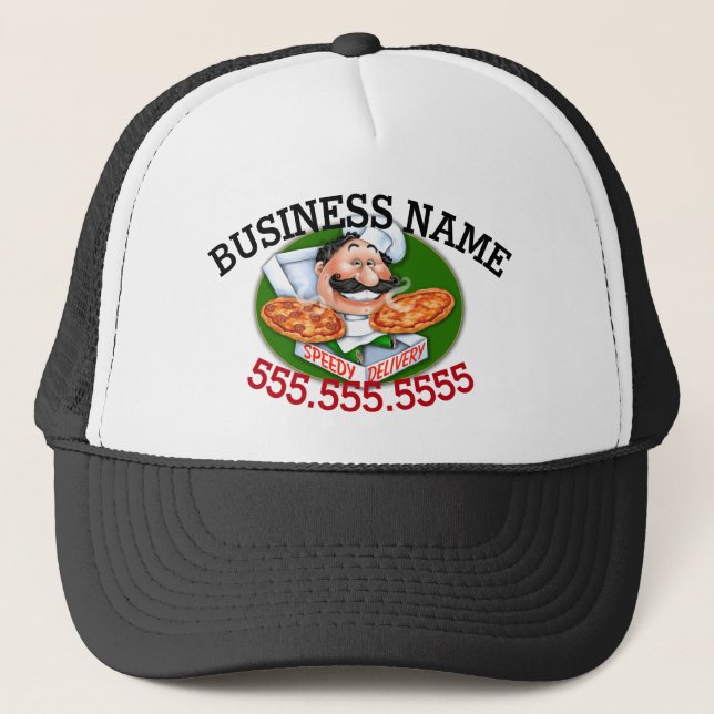 PIZZA LIVRAISON Casquette personnalisable (Devant)