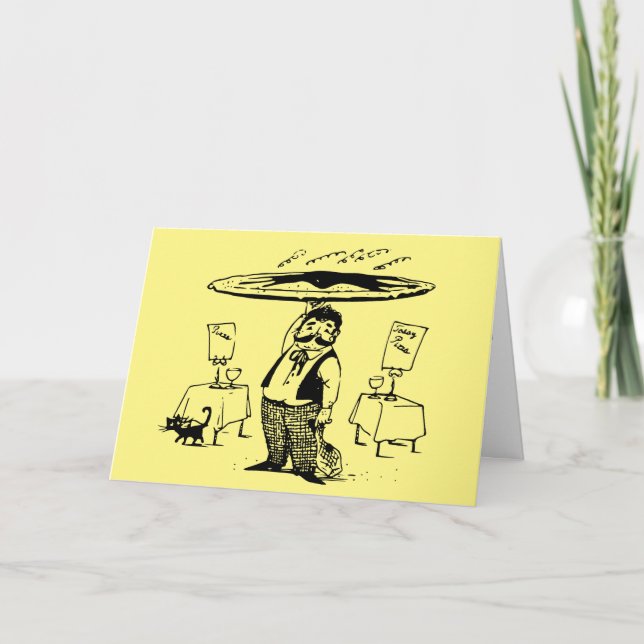 PIZZA LOVER GEBURTSTAGSKARTEN KARTE (Vorderseite)