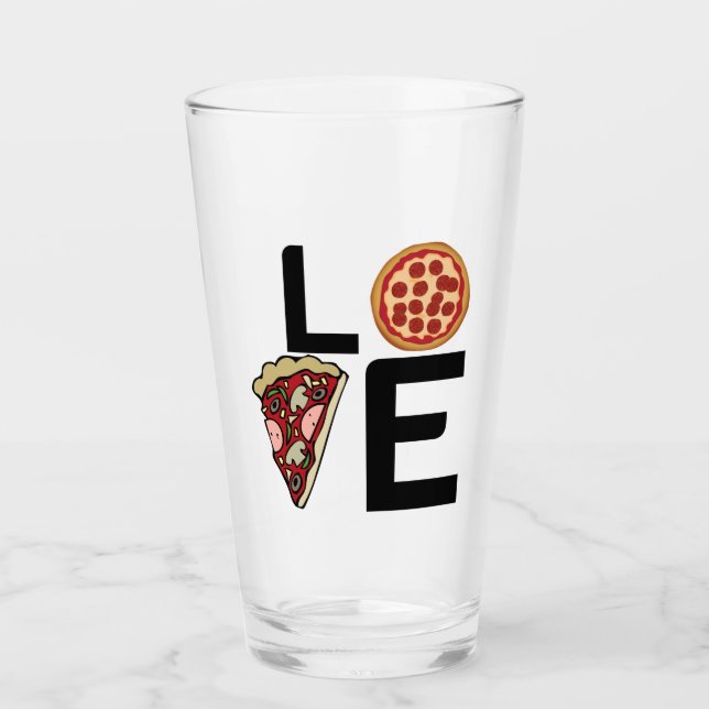 PIZZA LOVER GLAS (Vorderseite)
