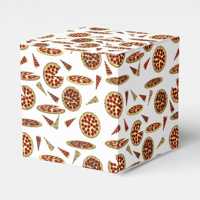 Pizza Lover-Muster Geschenkschachtel (Vorderseite)