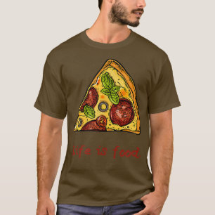 Pizza Lovers Life Food Funny Parody Pizza Lover T-Shirt