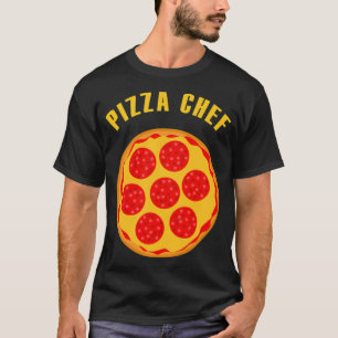 Pizza-lustiger Koch T-Shirt
